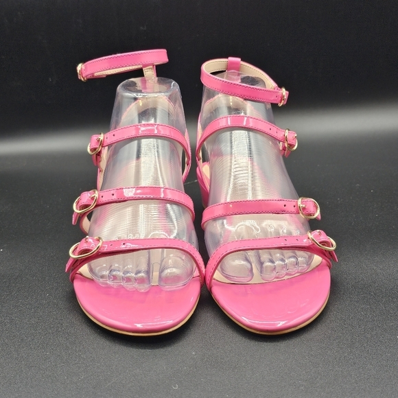 Stuart Weitzman Grecian Patent Sandal - Picture 7 of 9